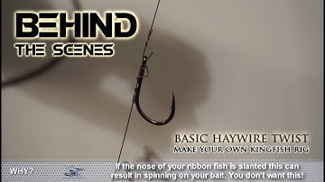 How to tie a KINGFISH RIG | Haywire Twist With Stainless Steel