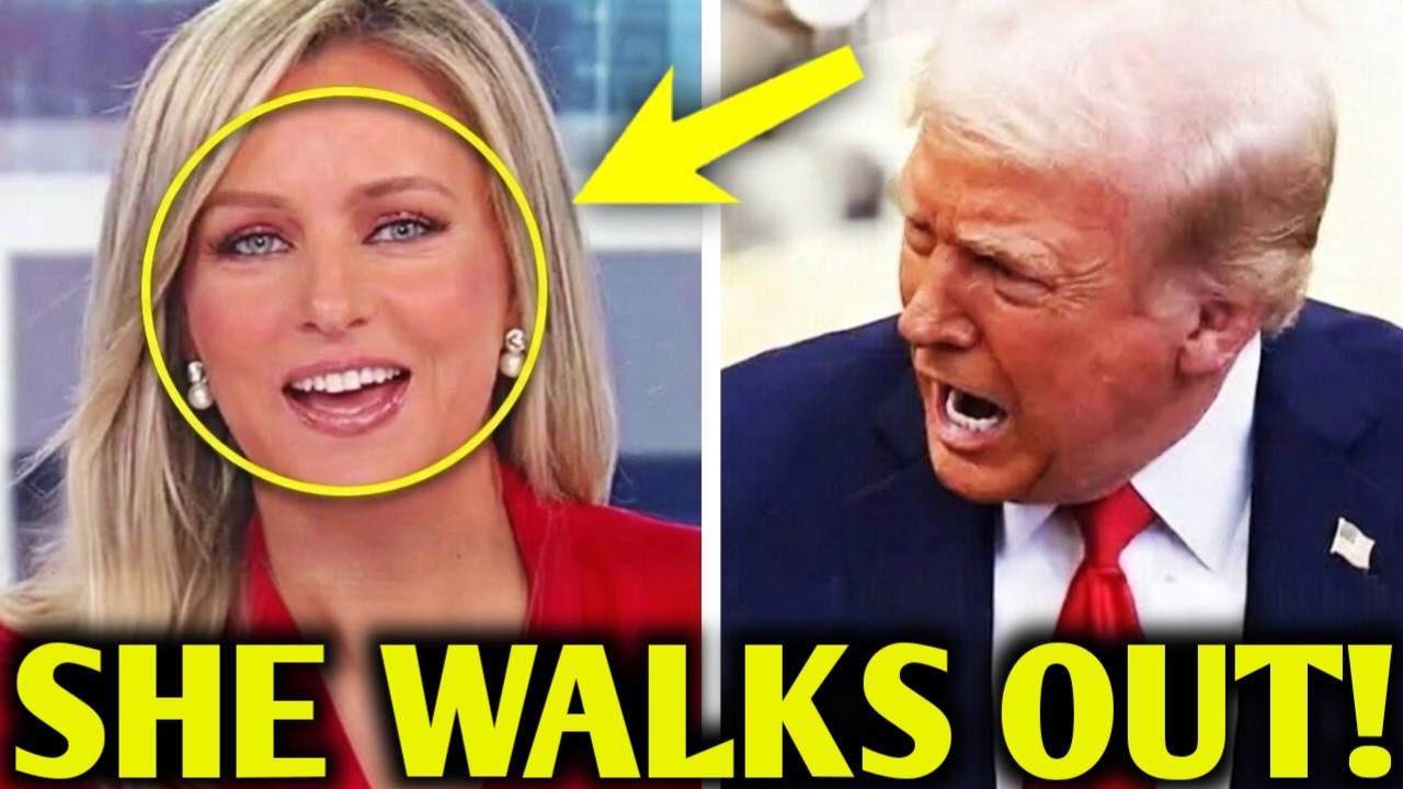 Fox News Host WALKS OUT After Trump ATTACKS Her Live