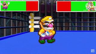 Wario VS King Dedede DEATH BATTLE! With Healthbars