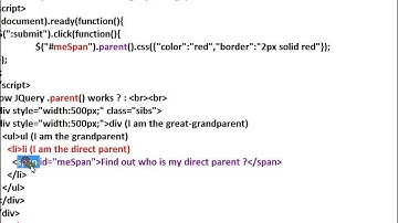 HOW TO USE PARENT METHOD IN JQUERY   DEMO