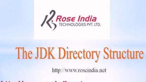Java Tutorial #3 - JDK Directory Structure