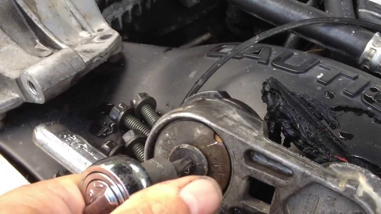 2001 Jeep Grand Cherokee  Belt Tensioner Replacement - YouTube