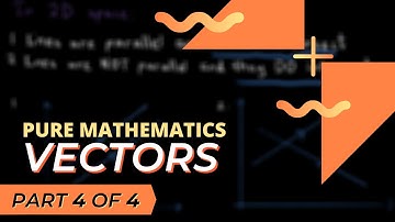 Vectors | Part 4 | Intersection of lines, parametric form of vector equations
