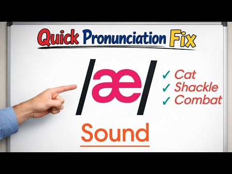 English Vowel /æ/ Symbol | English Phonetics: How to Pronounce English ...