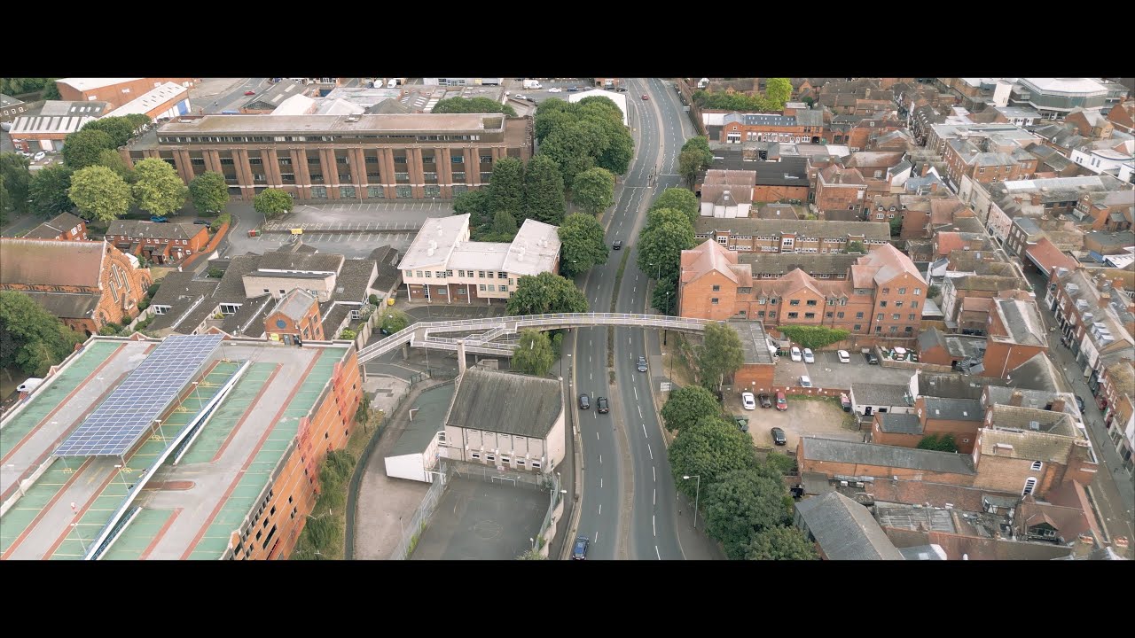 Views from st Martins gate in Worcester with dji mini 3 pro