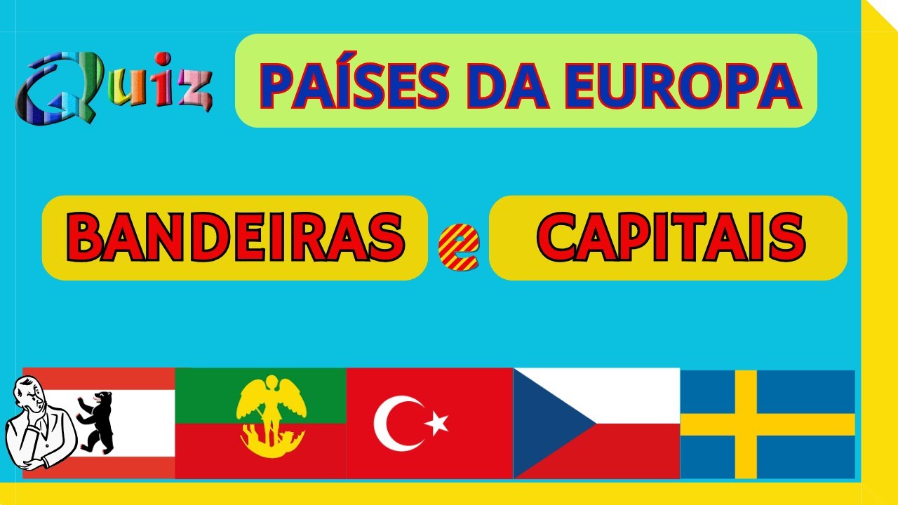 QUIZ - BANDEIRAS  🚩 DE QUE PAÍS É A BANDEIRA ? IMPOSSÍVEL