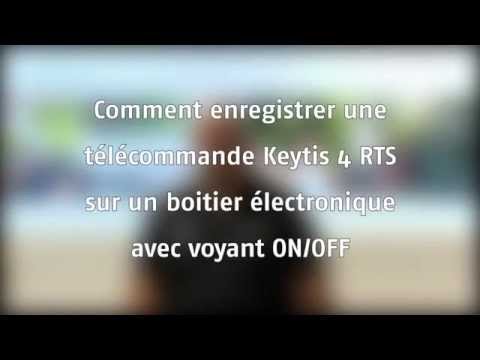 Comment ajouter une télécommande Keytis NS 4 RTS sur une motorisation de portail SGA ?