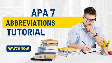 Abbreviations in APA 7