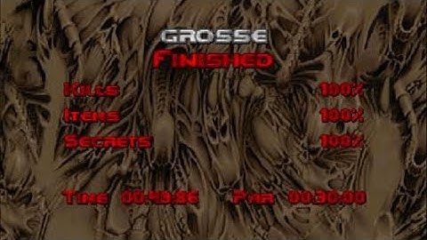 DOOM 2- Map 32: Grosse 100% (Nightmare)