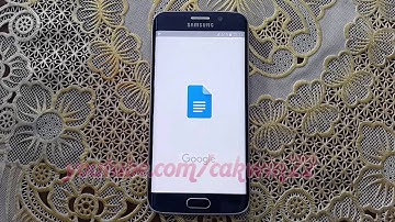 Google Docs : How to remove or delete file on Android Phone