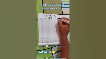 Jagruti name shadow comment your name I will write it 🙏🙏