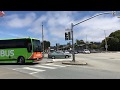 Flixbus prevost x345 1053 passing stonestown