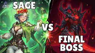 Beating the Game! Mana Stacking Sage Supreme Showdown 21 in Lunaria