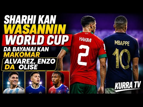 Sharhi kan Wasannin WORLD CUP; Bayanai kan makomar ALVAREZ, ENZO DA OLISE. Lissafin MAN UTD: Sharhi