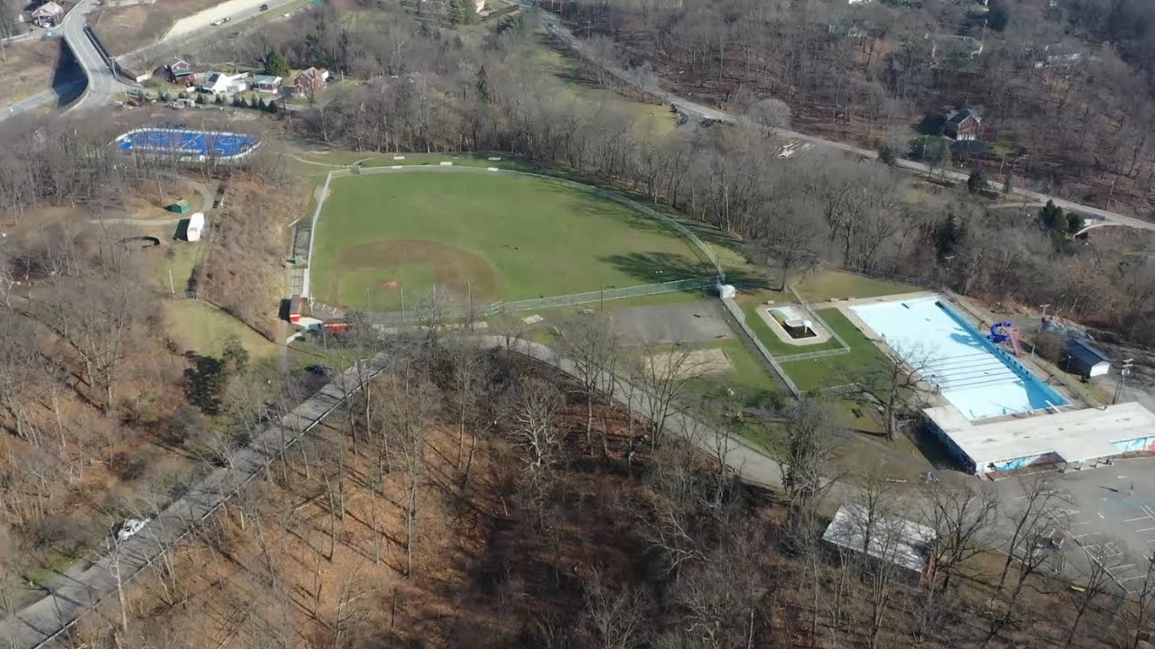 Bellevue Memorial Park & Pool, Pittsburgh, PA, January 2021