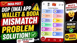 DOP IMA APP WALLET BODA MISMATCH PROBLEM SOLUTION screenshot 5
