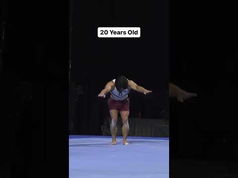 Years Difference! Will he make Olympic team? #gymnastics #floor #vault
