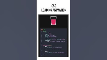 CSS Loading Animation #htmlcssjavascripttutorial #css #shorts