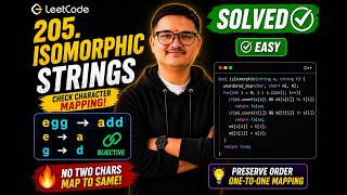 🔥 LeetCode 205 – Isomorphic Strings | C++ Solution