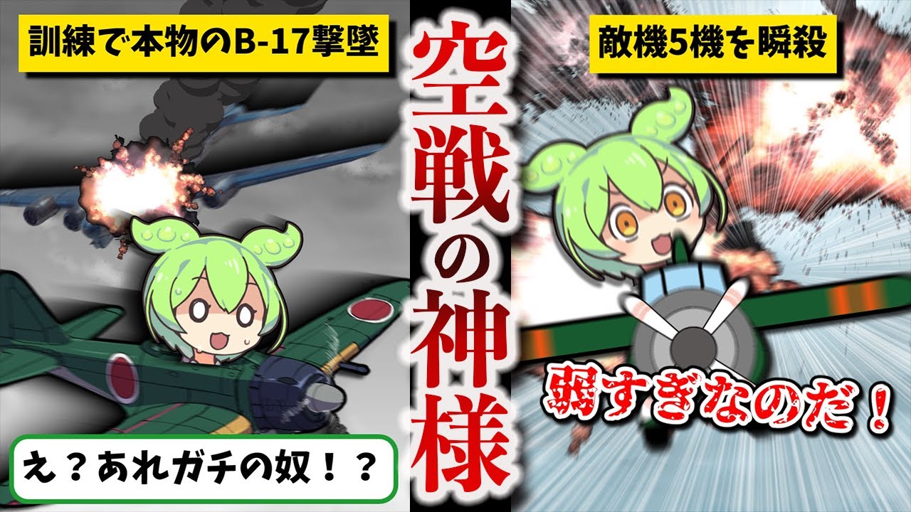 【日本の空戦レベルを一人でブチ上げた男】杉田庄一【ずんだもん ゆっくり解説】