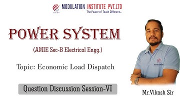Economic Load Dispatch | Power System | AMIE Sec-B Electrical | Question Discussion | 9015781999