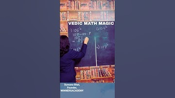 Square Numbers in a Flash:Vedic Math Tricks.