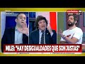 Javier Milei desburra al zurderío de Krónica TV- 16/05/21