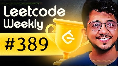 Leetcode 389 and Biweekly 126 LIVE learning Session | Community Classes | Leetcode Weekly