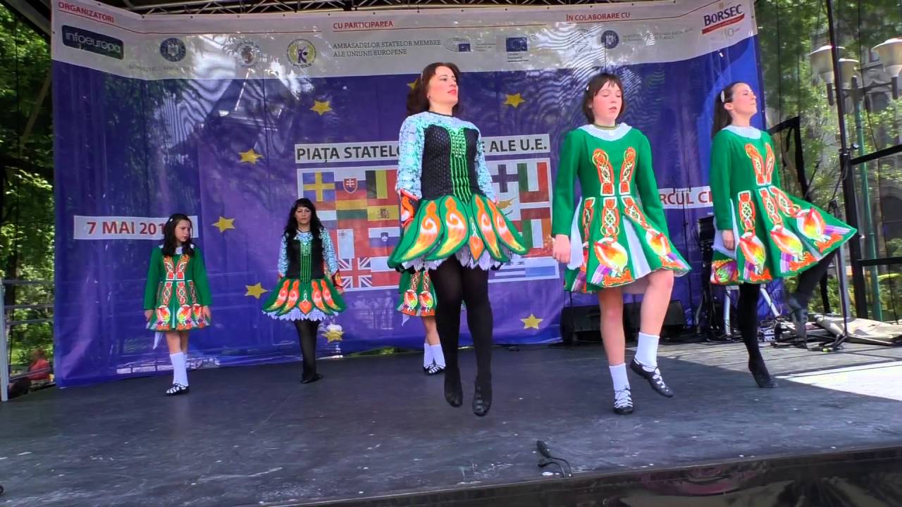 STEYsha School of Irish Dance Slip Jig Ziua Europei 2016 YouTube