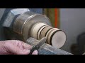 樽型のつまようじ入れの製作（バーナー使用）