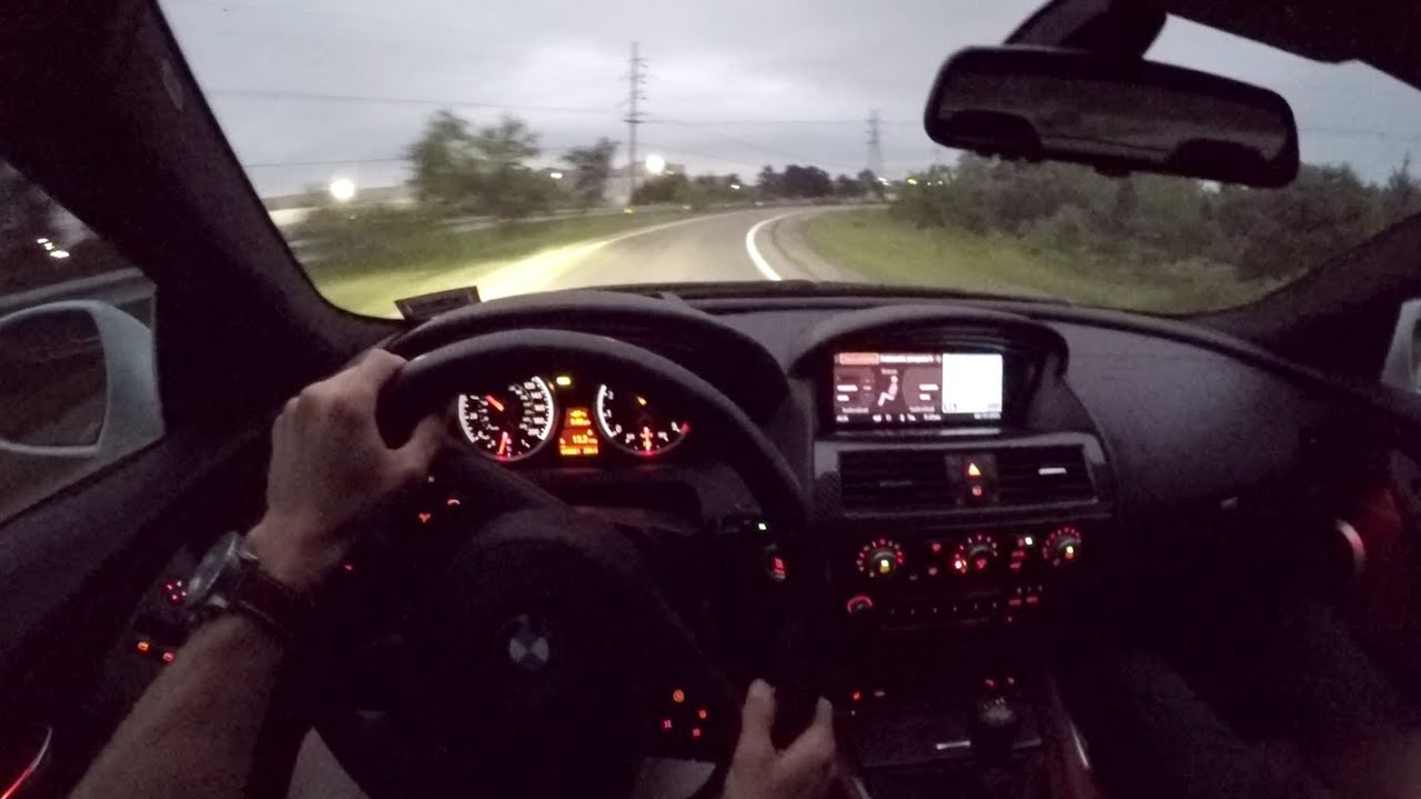 Modified V10 Bmw M6 With Meisterschaft Exhaust 6mt Wr Tv Pov Night Drive