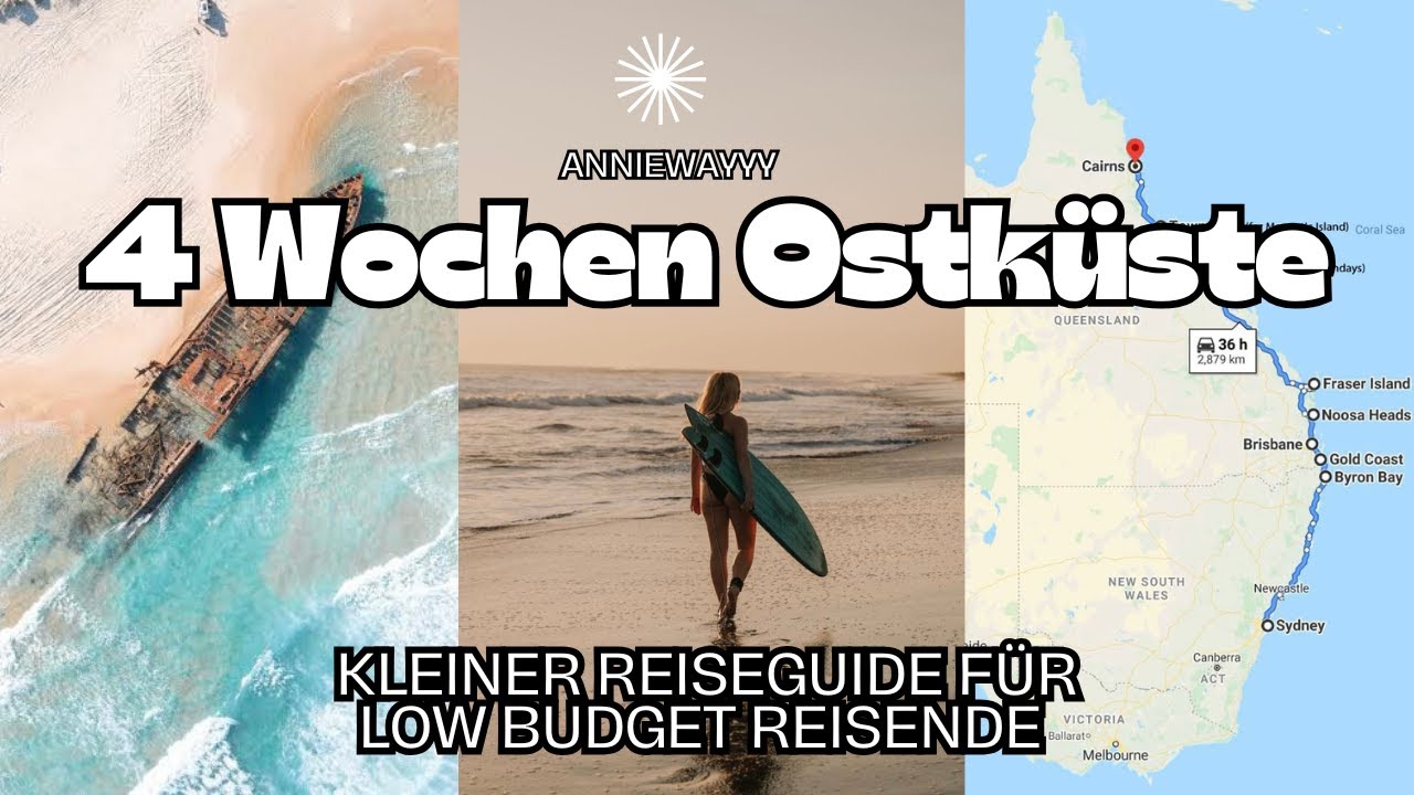 Meine Reiseroute für die Ostküste Australiens (4 Wochen) 🇦🇺 🦘🏄🏽 Part 2