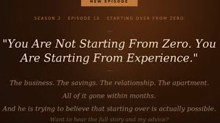 You Are Not Starting From Zero. You Are Starting From Experience.