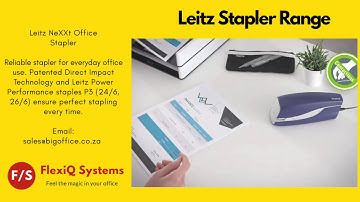 Leitz Stapler Range.
