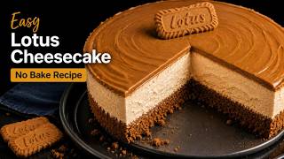 No-Bake Lotus Cheesecake | Easy & Creamy Biscoff Cheesecake Recipe No Bake Chocolate Ricotta Cheesecake With Biscoff Cookie Base