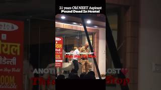 Another Dream Lost in Kota 💔#shorts #viralvideo #neet #emotional #sad #aspirantlife #lifelessons