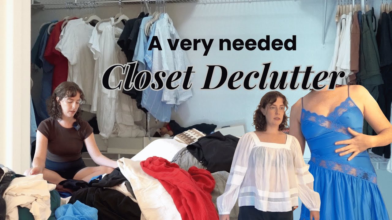 Decluttering my closet because...minimalism