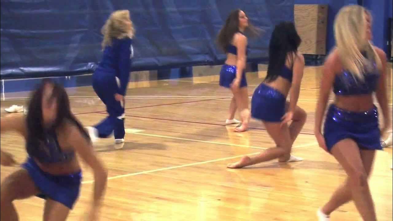 Rock Chalk Dancers Transition from Football to Basketball Season YouTube