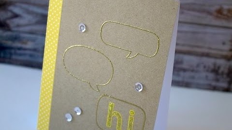 Stamping and Embossing with Lawn Fawn || Know-How Friday #4