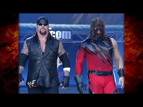 The Undertaker & Kane vs Triple H w/ Stephanie & Kurt Angle 7/17/00