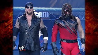 The Undertaker \u0026 Kane vs Triple H w/ Stephanie \u0026 Kurt Angle 7/17/00