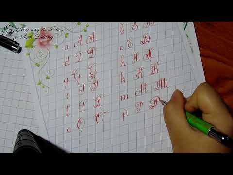 Kiểu chữ đẹp đơn giản, dễ luyện | Các kiểu chữ đẹp tham khảo | Cách viết chữ kiểu đẹp đơn giản