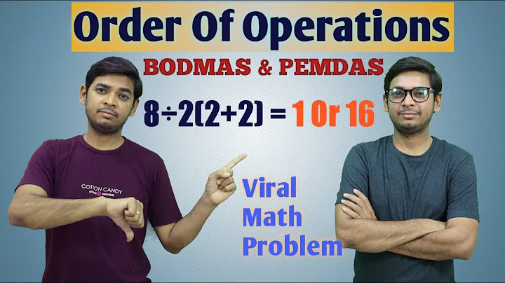 Order Of Operations - BODMAS & PEMDAS  // Solution Of Viral Math Problem