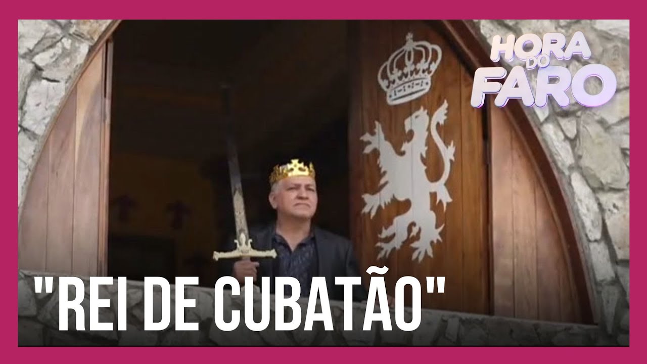 “Rei de Cubatão” abre as portas do castelo medieval que construiu no quintal de casa