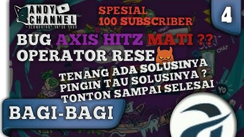 AXIS HITZ COID ?PAKE CONFIG INI DI JAMIN 99% KONEK (CEK VIDEO TERBARU)