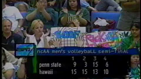 Hawaii Warrior Volleyball '96 - NCAA Semi-Final (p...