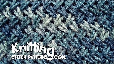 [Knitting Stitch Patterns · Dec 5, 2014] Wicker stitch aka Criss-Cross Stitch