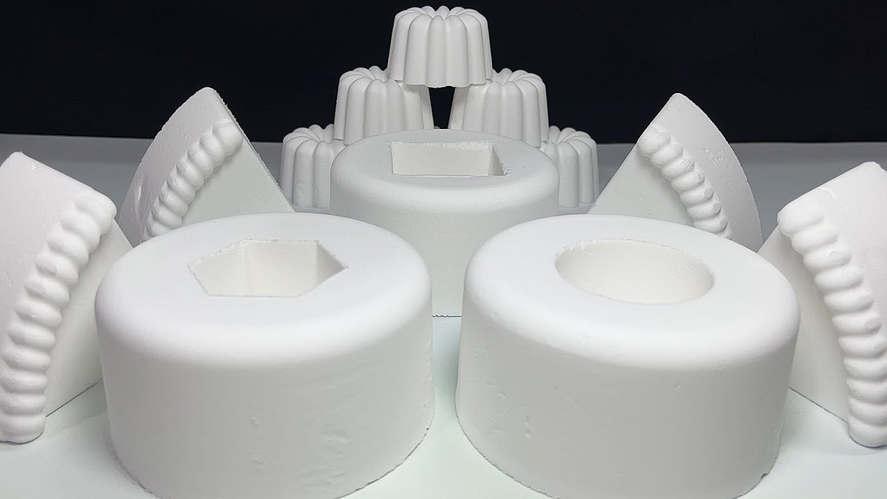 Satisfying Video I ASMR Baking Soda I White