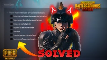 PUBG MOBILE Claims Solved BEFORE Using Recovery Tool! [Full Guide]
