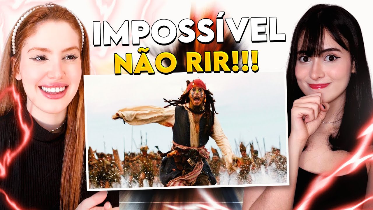 REACT | PIRATAS DO CARIBE (TENTE NÃO RIR) | CR Reacts